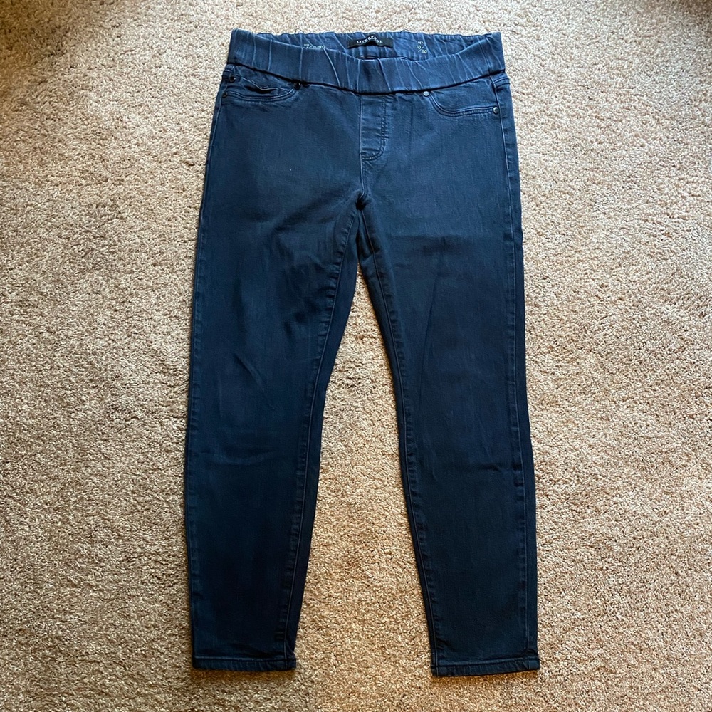 Liverpool Black Denim Leggings